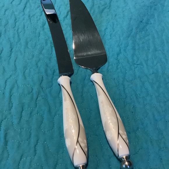 Lenox Kitchen Lenox Bellina Cake Knife And Serving Set Poshmark